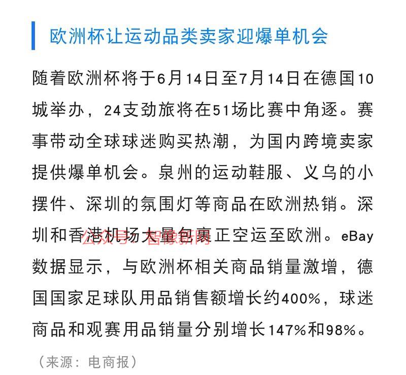 欧洲杯让运动品类卖家迎…#情报-搞钱情报论坛-网创交流-智像新网